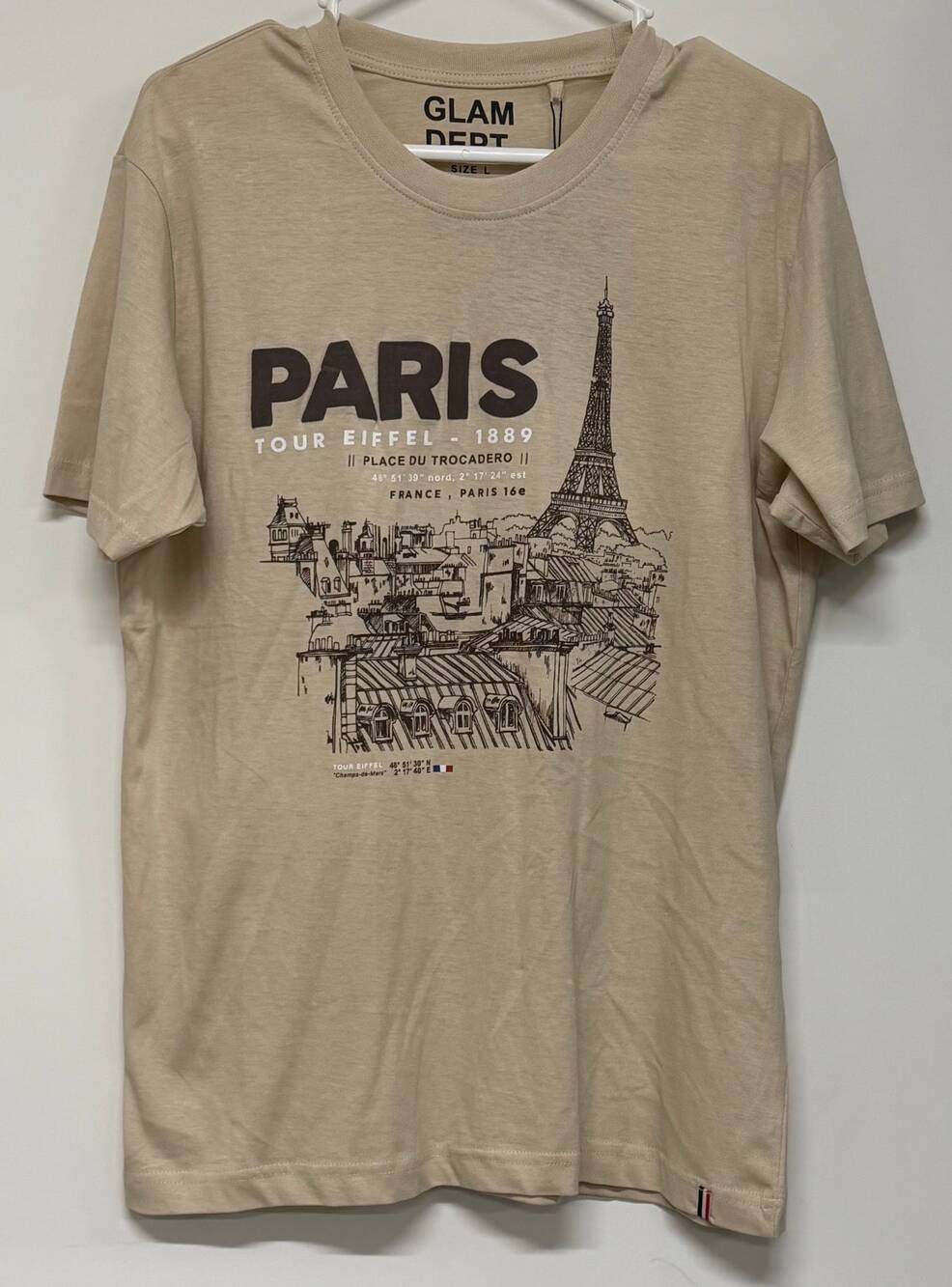 Glam Dept Paris Men Shirt Size M